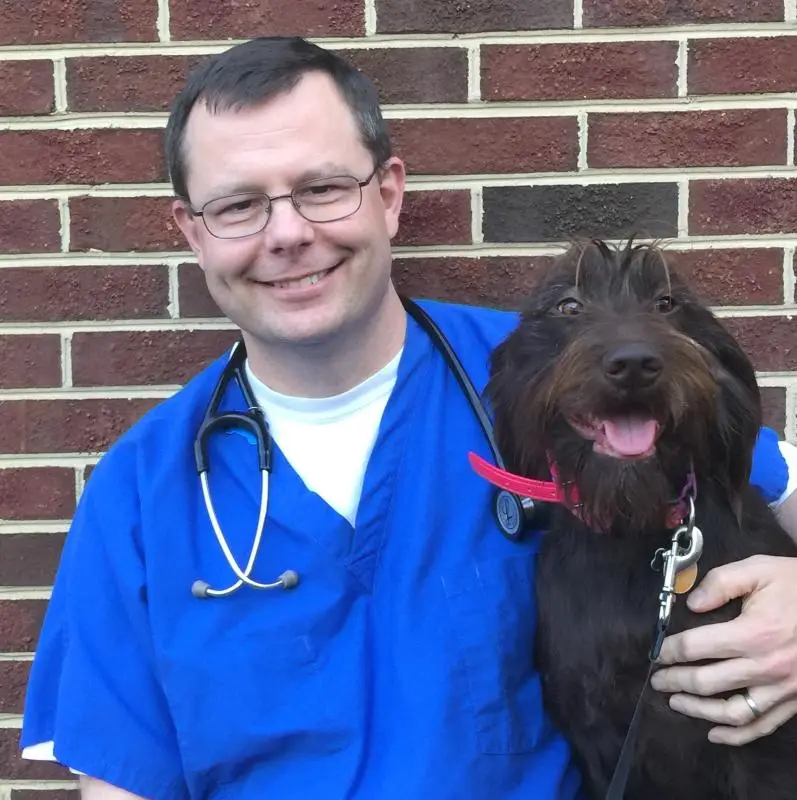 Dr. Mark Olcott of Buckeystown Veterinary Hospital.
